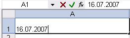 Excel - Datum schnell einfgen